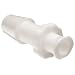 Value Plastics White Nylon Tube Fitting, Female Luer Thread Style to Barbed Coupler,  Tube ID
