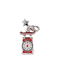Tingle of London Sterling Silver Red Kitchen Scales Lobster Clasp Charm