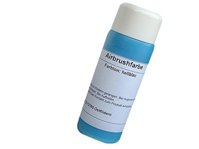 Nailart Airbrush Farbe 75ml -hellblau- Preisvergleich