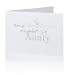 (01557534) Aunty Christmas Card - Silver Type in Miscellaneous