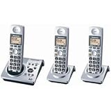 Panasonic KX-TG1033S Three Handset Digital Cordless DECT 6.0 Phone System