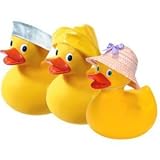 14 Rubber Duck - Summer Hat with Purple Bow by Schylling