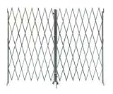 Industrial Grade 2XZG6 Steel Folding Gate, Opening 8-10Ft
