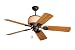 Emerson CF680ORB Westfield Indoor/Outdoor Ceiling Fan, 52-Inch Blade Spain Oil Rubbed Bronze Finish, All-Weather Aged Pine Blades and Amber Glass