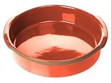 Frankoma Color Works Distressed Red Round Baking Dish 9-in.
