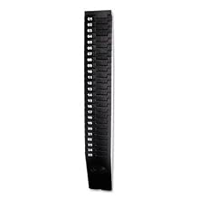 Lathem Time 25-7EX Expandable Time Card Rack, 25-Pocket, Holds 7 High Cards, Black Plastic