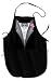 Tuxedo with Pink Flower Carnation Novelty Full Length Tux Apron - Black