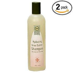 Desert Essence Shampoo, Hydrating Shea Butter, 12-Ounces (Pack of 2)