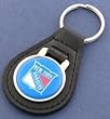 New York Rangers Blue Logo Leather Keychain