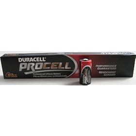 Pack of 12 Fresh Duracell Procell Professional Camera and Flash Lithium Photo 123A Batteries PL123A
