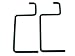 Oxide Coated Laptop Support Bracket Stand - 2 Packs