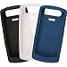 RIM Blackberry OEM Skin Black White and Blue (Pack of 3) for Blackberry 8120 8130