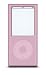 iLuv iCC52 - Case for digital player - silicone - pink - iPod nano (4G)