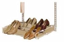 Rubbermaid 3J04 Configurations Shoe Rods, White