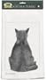 Black and White Far Too Busy Cat Kittens Set 2 Dish KITCHEN TOWELS Gift