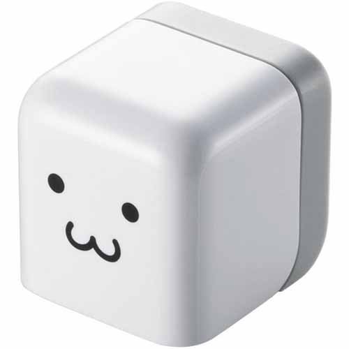 ELECOM iPod・iPhone AC充電器 cube型 USB FACE AVA-ACU01F1