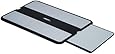 Aidata LAP0005 LapPad Portable Laptop Desk Black/Gray for Laptops up to 15.6" Screen Size, Platform Surface: 13.78 x 9.84 inches