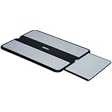Aidata LAP0005 LapPad Portable Laptop Desk Black/Gray for Laptops up to 15.6" Screen Size, Platform Surface: 13.78 x 9.84 inches