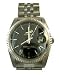 Crocodile International Watch - Men's Round Face Silver Link Watch - Men's Silver Qartz Date Watch