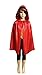 Seasofbeauty Red Cloak with Hood S