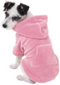 Hoodie Footie Fleece Onsie for Dogs - Pink