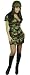 GI Gal Double Zip Adult Size Costume