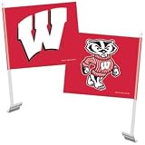 University of Wisconsin Badgers 2-Sided Car Flag