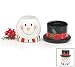 Snowman With Top Hat Salt And Pepper Shaker Set Adorable Holiday Gift Item