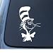 All Products : CAT IN THE HAT - Dr. Suess - Car, Truck, Notebook, Vinyl Decal Sticker #1007 | Vinyl Color: White