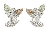 Black Hills Gold Sterling Silver Angel Earrings