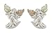  : BLACK HILLS GOLD STERLING SILVER ANGEL EARRINGS