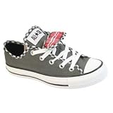 buy Converse All Star Ox Double Tongue Shoes Charcoal / Highland Red photo buy Converse All Star Ox Double Tongue Shoes Charcoal / Highland Red