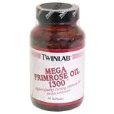 TWINLAB MEGA PRIMROSE OIL 1300MG 60GEL