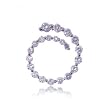 Diamond Circle of Life and Love Journey Pendant in White Gold