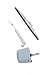 AFI 30004 AFI-500 Marine Windshield Wiper Kit (12-Volt, 2.5-Inch Shaft, 80-Degree Sweep)