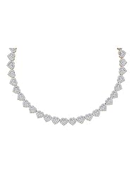 6.5CT DIAMOND FLOWER NECKLACE