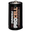 Procell Alkaline Batteries, C Size, 1.5 Volt, 12/Box DURPC1400