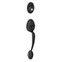 Schlage F58 PLY 716 Plymouth Exterior Handleset with Deadbolt, Aged Bronze