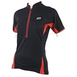 Bellwether 2009 Women's Cadence Tempo Short Sleeve Cycling Jersey - 9188 (Black/Ferrari - L)