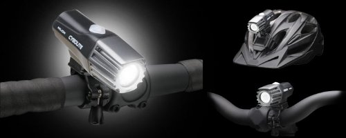 CygoLite Milion 200 LED Rechargable 1-Piece HeadLight W/ Helmet Mount.