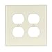 EATON Wiring 2050LA Wall Plates, One Size, Light Almond