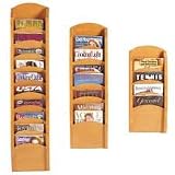 Lenox Collection Magazine Racks, Medium Oak (LSRX1307M1M)