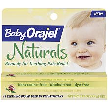 Orajel Gel Baby Naturals Teething, Size: 1/3 Oz