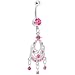 Pink Victorian Enchantment Chandelier Belly Ring