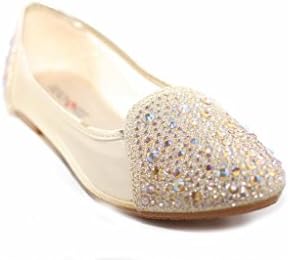 French Kiss April Jeweled Ballerina Flats Gold 6.5