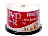 Ricoh DVD-R 16x/4.7GB 50pk spindle