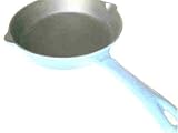 Blue cast iron frying pan 20cm round from Normandy
