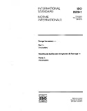 ISO 8909-1:1994, Forage harvesters - Part 1: Vocabulary