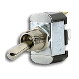 Paneltronics Switch SPST Metal Bat Handle On/(Off) Toggle