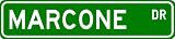 MARCONE Street Sign ~ Personalized Family Lastname Sign ~ Gameroom, Basement, Garage Sign Novelty** ALUMINUM
